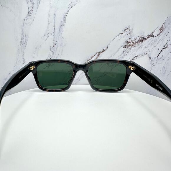 New GUCCI Sunglasses Brown Gold Red Green Web 55-20-145 mm Mens Square Gucci - Picture 16 of 16